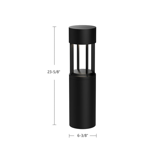 Novato LED Exterior Bollard Black-Landscape Ltg.-Kuzco Lighting-Lighting Design Store