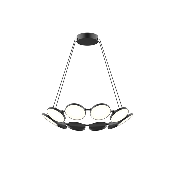 Novel LED Chandelier Black-Mid. Chandeliers-Kuzco Lighting-Lighting Design Store