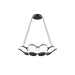Novel LED Chandelier Black-Mid. Chandeliers-Kuzco Lighting-Lighting Design Store