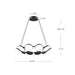 Novel LED Chandelier Black-Mid. Chandeliers-Kuzco Lighting-Lighting Design Store