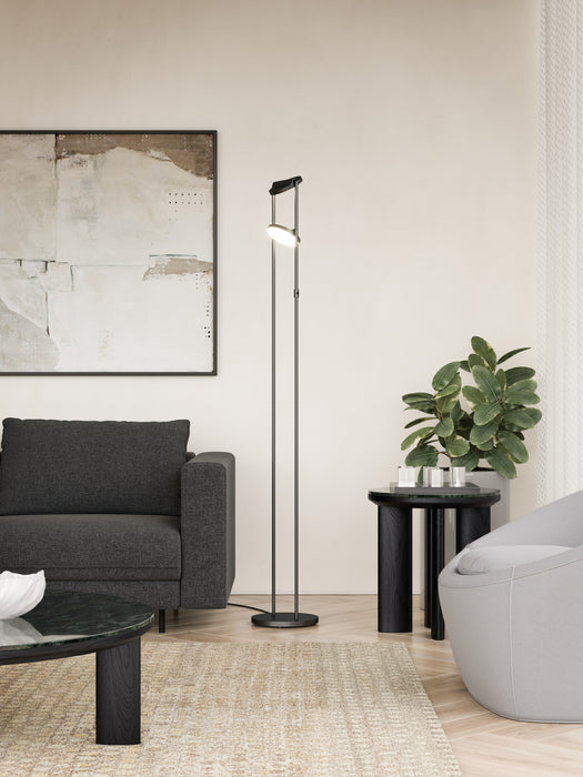 Novel LED Floor Lamp Black-Lamps-Kuzco Lighting-Lighting Design Store