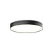 Novel LED Flush Mount Black-Flush Mounts-Kuzco Lighting-Lighting Design Store