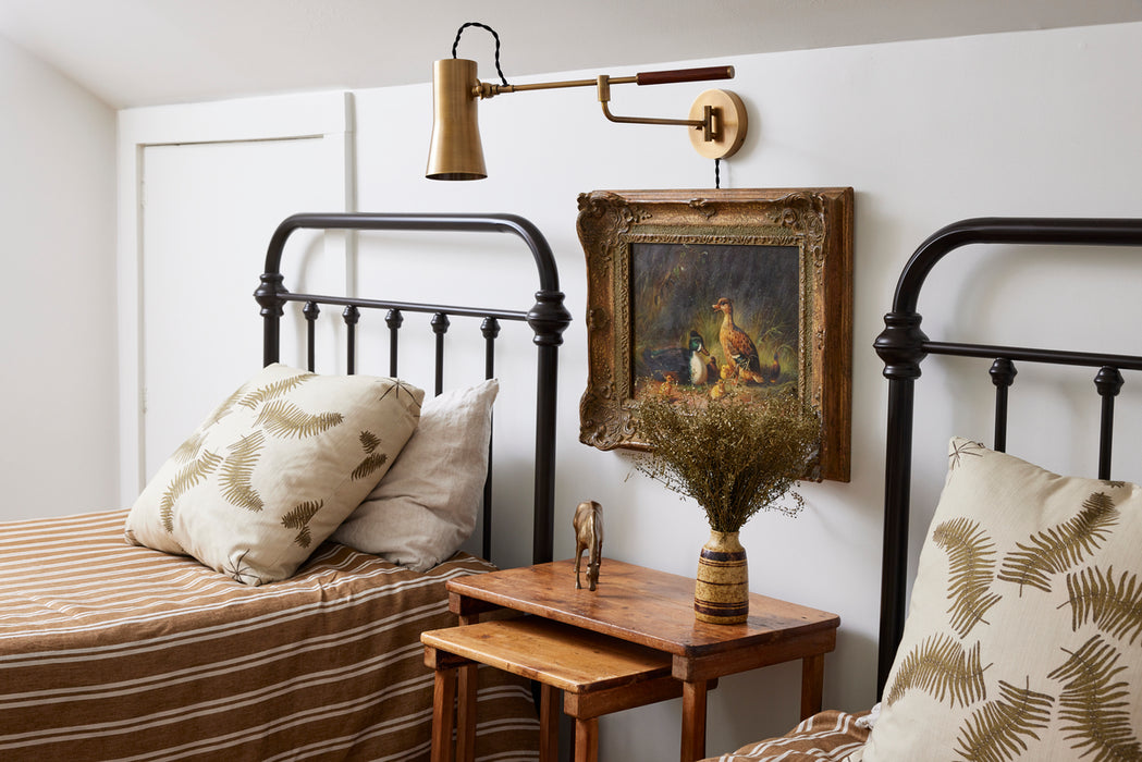 Novel One Light Wall Sconce Patina Brass