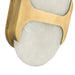 Odin One Light Wall Vanity Vintage Brass/Alabaster-Sconces-Alora-Lighting Design Store