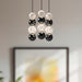 Onyx LED Pendant Natural Brass-Mini Chandeliers-Alora-Lighting Design Store