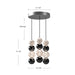Onyx LED Pendant Polished Nickel-Mini Chandeliers-Alora-Lighting Design Store