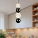 Onyx LED Pendant Polished Nickel-Mini Pendants-Alora-Lighting Design Store