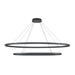 Ovale LED Chandelier Black-Large Chandeliers-Kuzco Lighting-Lighting Design Store