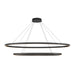 Ovale LED Chandelier Black-Large Chandeliers-Kuzco Lighting-Lighting Design Store