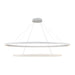 Ovale LED Chandelier White-Large Chandeliers-Kuzco Lighting-Lighting Design Store