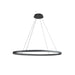 Ovale LED Linear Pendant Black-Linear/Island-Kuzco Lighting-Lighting Design Store
