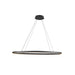 Ovale LED Linear Pendant Black-Linear/Island-Kuzco Lighting-Lighting Design Store