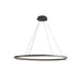 Ovale LED Linear Pendant Black-Linear/Island-Kuzco Lighting-Lighting Design Store