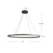 Ovale LED Linear Pendant Black-Linear/Island-Kuzco Lighting-Lighting Design Store