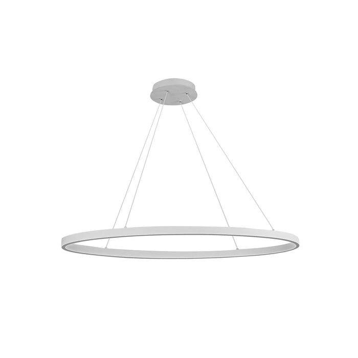 Ovale LED Linear Pendant White-Linear/Island-Kuzco Lighting-Lighting Design Store