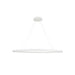 Ovale LED Linear Pendant White-Linear/Island-Kuzco Lighting-Lighting Design Store
