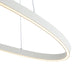 Ovale LED Linear Pendant White-Linear/Island-Kuzco Lighting-Lighting Design Store