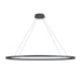 Ovale LED Linear Pendant Black-Linear/Island-Kuzco Lighting-Lighting Design Store
