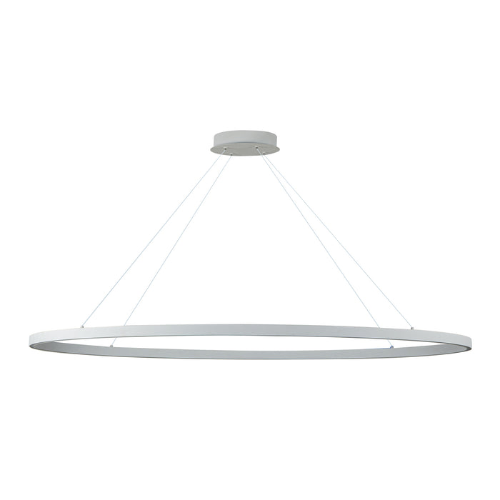 Ovale LED Linear Pendant White-Linear/Island-Kuzco Lighting-Lighting Design Store