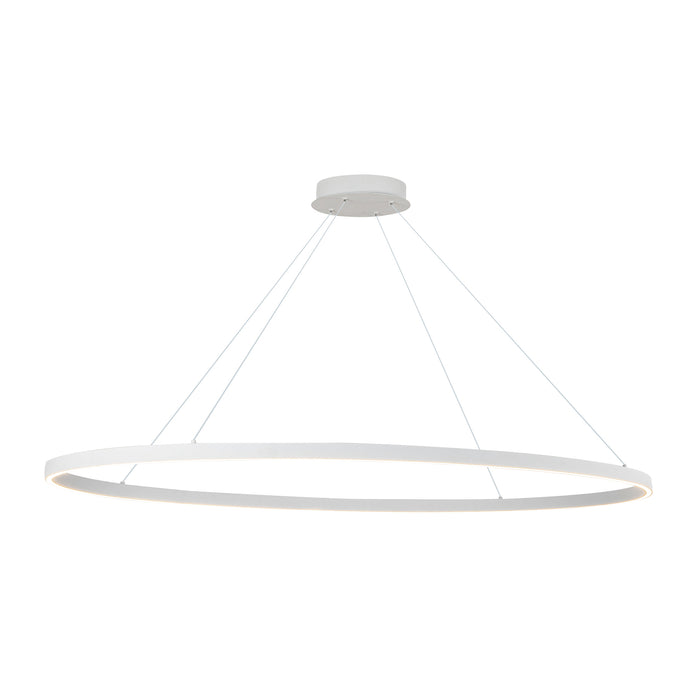 Ovale LED Linear Pendant White-Linear/Island-Kuzco Lighting-Lighting Design Store
