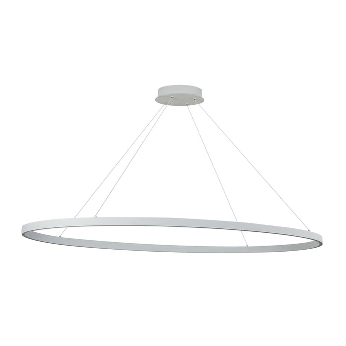 Ovale LED Linear Pendant White-Linear/Island-Kuzco Lighting-Lighting Design Store