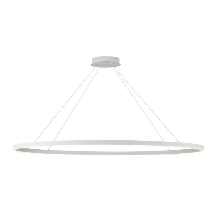 Ovale LED Linear Pendant White-Linear/Island-Kuzco Lighting-Lighting Design Store