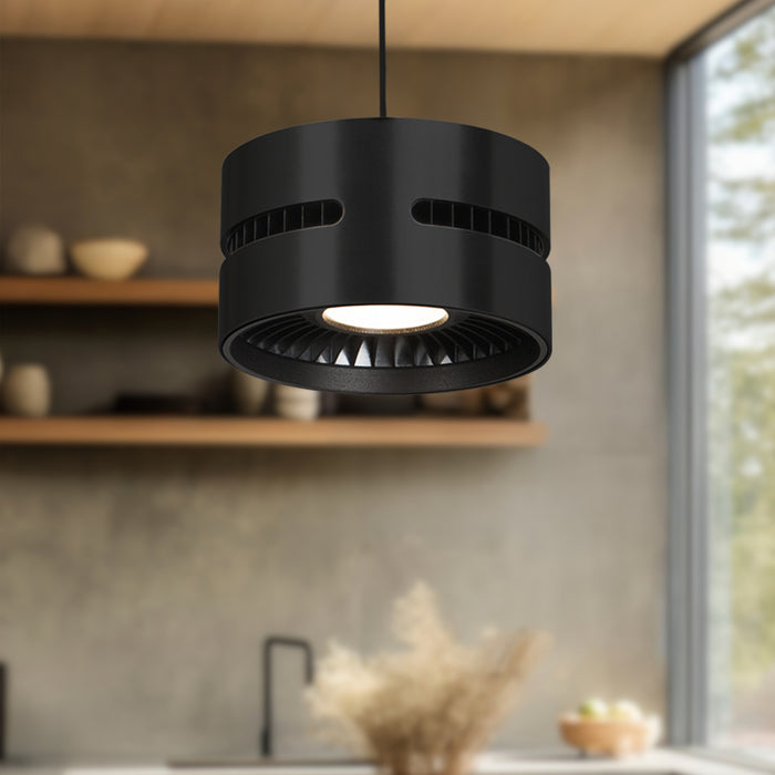 Oxford LED Pendant Black-Mini Pendants-Kuzco Lighting-Lighting Design Store
