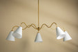 Onda Five Light Chandelier-Large Chandeliers-Mitzi-Lighting Design Store