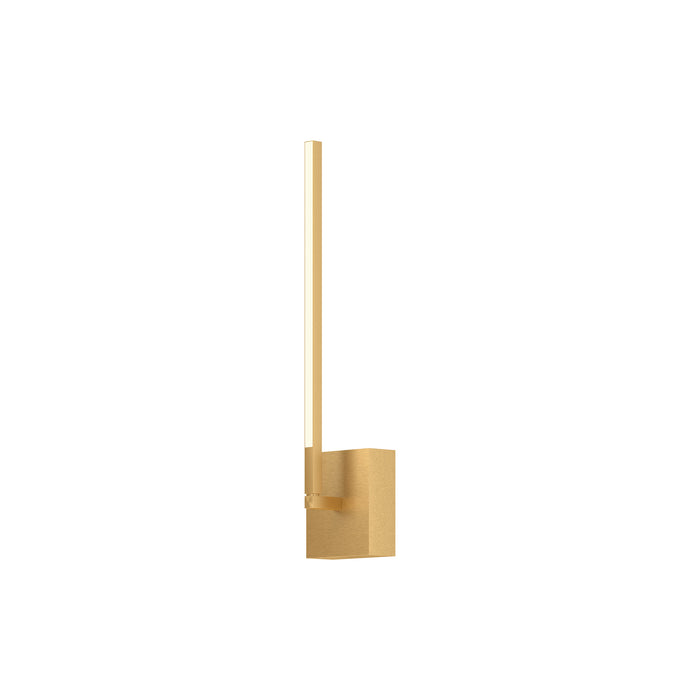 Pandora LED Wall Sconce Brushed Gold-Sconces-Kuzco Lighting-Lighting Design Store