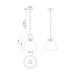 Waldo One Light Pendant Matte Black/Clear Glass-Mini Pendants-Alora-Lighting Design Store