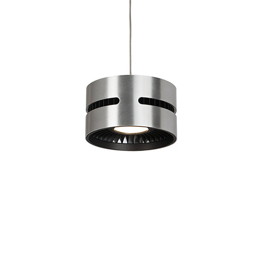 Oxford LED Pendant Brushed Nickel-Mini Pendants-Kuzco Lighting-Lighting Design Store