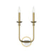 Peabody Two Light Bathroom Fixture Vintage Brass-Sconces-Alora-Lighting Design Store