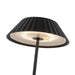 Pela LED Table Lamp Black-Lamps-Kuzco Lighting-Lighting Design Store