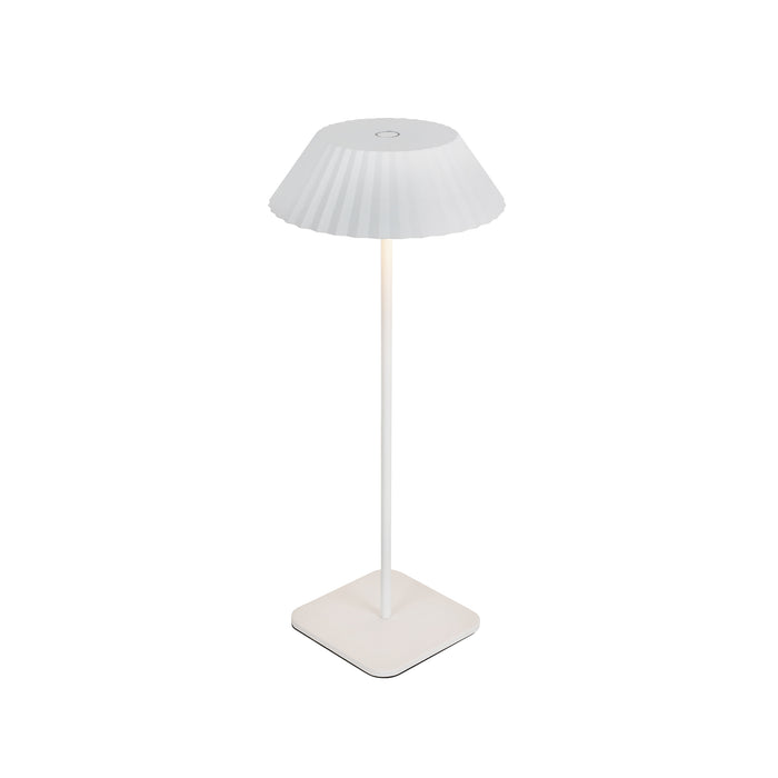 Pela LED Table Lamp White-Lamps-Kuzco Lighting-Lighting Design Store