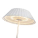 Pela LED Table Lamp White-Lamps-Kuzco Lighting-Lighting Design Store