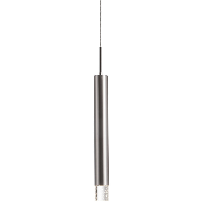 Pendula LED Pendant Brushed Nickel-Mini Pendants-Kuzco Lighting-Lighting Design Store