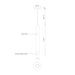 Pendula LED Pendant Chrome-Mini Pendants-Kuzco Lighting-Lighting Design Store