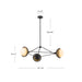 Perth Three Light Chandelier Brushed Gold/Opal Glass-Large Chandeliers-Alora-Lighting Design Store