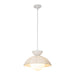 Perth One Light Pendant White/Opal Glass-Pendants-Alora-Lighting Design Store