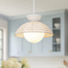 Perth One Light Pendant White/Opal Glass-Pendants-Alora-Lighting Design Store