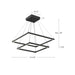 Piazza LED Chandelier Black-Mid. Chandeliers-Kuzco Lighting-Lighting Design Store