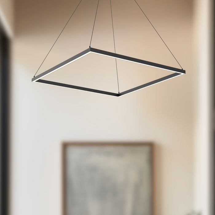 Piazza LED Pendant Black-Pendants-Kuzco Lighting-Lighting Design Store