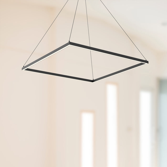 Piazza LED Pendant Black-Pendants-Kuzco Lighting-Lighting Design Store
