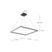 Piazza LED Pendant Black-Pendants-Kuzco Lighting-Lighting Design Store
