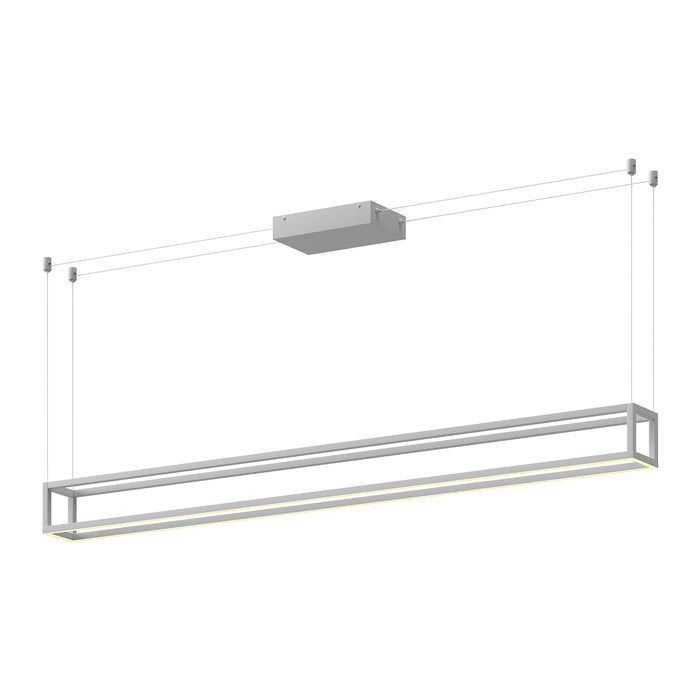 Plaza LED Linear Pendant White-Linear/Island-Kuzco Lighting-Lighting Design Store
