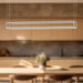 Plaza LED Linear Pendant White-Linear/Island-Kuzco Lighting-Lighting Design Store