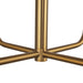 Plisse Eight Light Chandelier Aged Gold-Mid. Chandeliers-Alora-Lighting Design Store