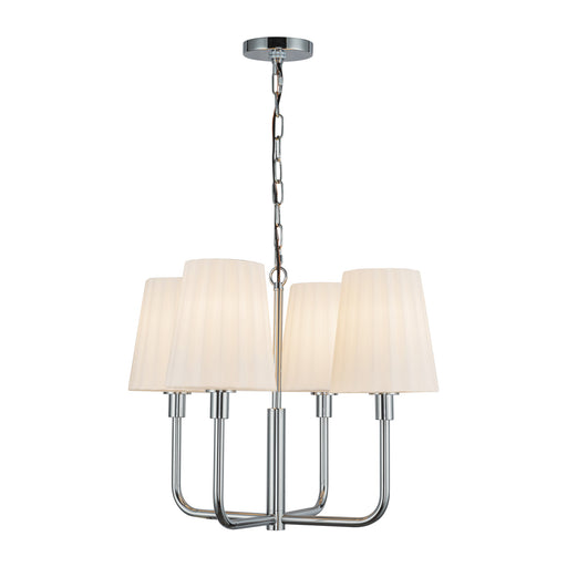 Plisse Four Light Chandelier-Alora-Lighting Design Store