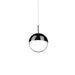 Pluto LED Pendant Black Chrome-Mini Pendants-Kuzco Lighting-Lighting Design Store