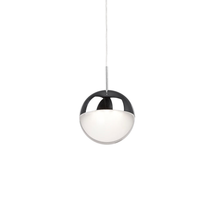 Pluto LED Pendant Chrome-Mini Pendants-Kuzco Lighting-Lighting Design Store